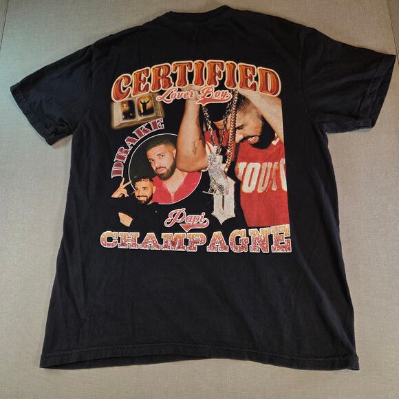 Drake Certified Lover Boy Rap Tee Shirt Aubrey Graham Wu-Tang Drizzy L - Picture 2 of 9